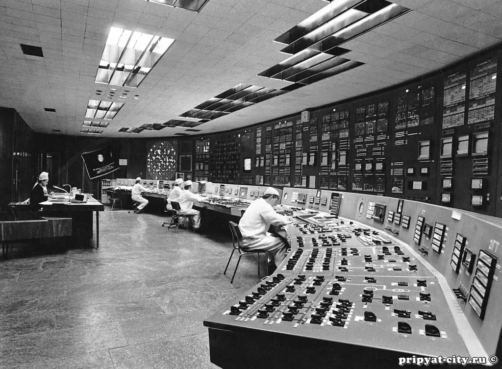 La Control Room del Reattore Numero 4. Fonte: Pripyat-City.ru